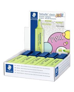Pack de 10 Surligneurs STAEDTLER TEXTSURFER Classic - Vert Menthe