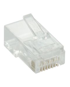 Pack de 100 Connecteurs modulaire DLINK RJ45 UTP Cat6 - Transparent