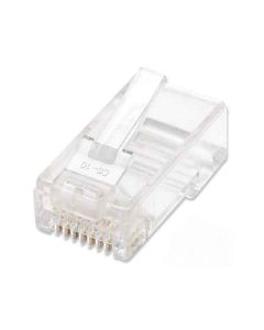 Pack de 100 Connecteurs modulaire INTELLINET RJ45 UTP Cat6 - Transparent