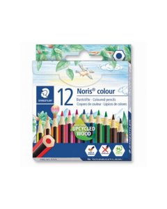 Pack de 12 crayons courts STAETDLER en Bois 