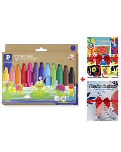 Pack de 12 Feutres à pointe fibre STAEDTLER Noris Junior