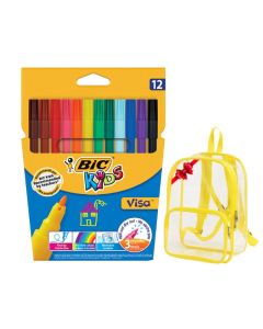 Pack de 12 Feutres BIC KIDS - Assortie