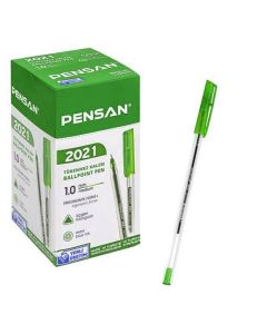 Pack de 12 pièces Stylo à bille PENSAN vert