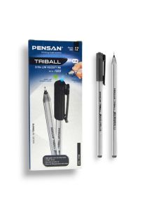 Pack de 12 Stylos à Bille PENSAN Triball - Noir