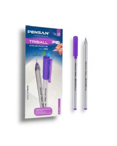 Pack de 12 Stylos à Bille PENSAN Triball - Violet
