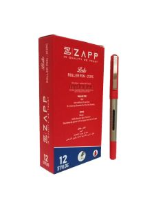 Pack de 12 Stylos ZAPP Roller Lesto - Rouge