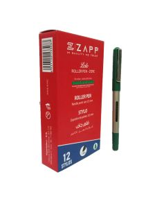 Pack de 12 Stylos ZAPP Roller Lesto - Vert