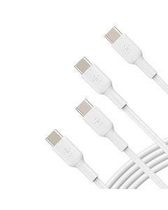 chargeur Belkin BOOST Charge USB‑C vers USB‑C 1m Pack de 2 Câble