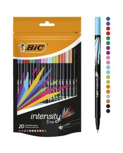 Pack de 20 Stylos BIC Intensity fine - Couleur Assorties (449480)