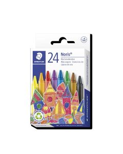 Pack de 24 crayons de cire STAEADTLER Noris Club