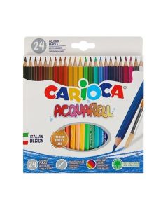 Pack de 24 Crayons de couleur CARIOCA Aquarelle 