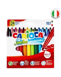 Pack de 24 Feutres Maxi De Coloriage CARIOCA Jumbo