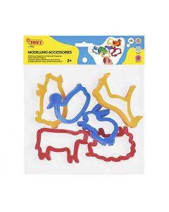 Pack de 26 Emporte-pièces animaux de la ferme JOVI Pour modelage 