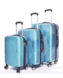 Pack de 3 Valises SAFARI - Bleu Clair