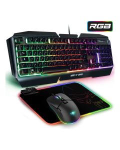 PACK de 3en1 Gamer SPIRIT OF GAMER Ultimate MK500 RGB - Noir