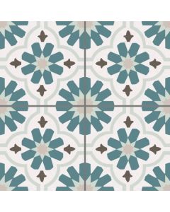 Pack 4 Carreaux Boss Tape PVC Décoration Murale Arabesque