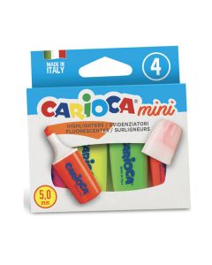 Pack De 4 Fluo Carioca Mini Pochette - (42868)