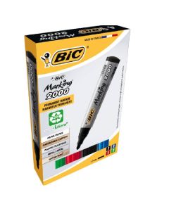Pack de 4 Marqueurs BIC Eco Marking 2000 - 120047