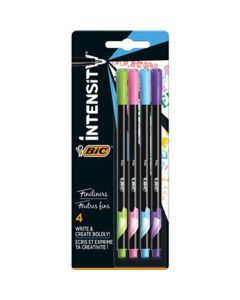 Pack de 4 Stylos BIC Blister Intensity fine - Couleur Assorties (449275)