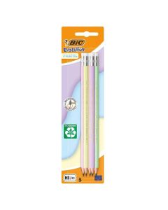 Pack de 5 Crayons BIC Blister Graphite Pastel - 747715