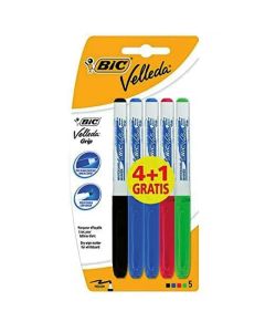 Pack de 5 Feutres BIC Velleda Grip BL4+1 - 644769