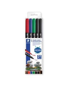 Pack de 5 Pinceaux aquarelle STAEDTLER à double extrémité
