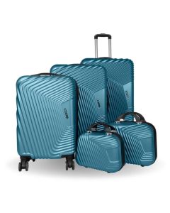 Pack de 5 Valises SAFARI - Bleu Turquoise