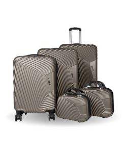 Pack de 5 Valises SAFARI - Gris Foncé