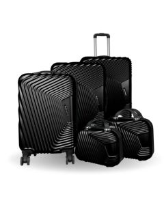 Pack de 5 Valises SAFARI - Noir