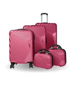 Pack de 5 Valises SAFARI - Rose