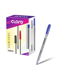 Pack de 50 Stylos à Bille CLARO Crafty - Bleu