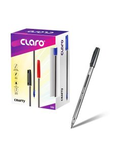 Pack de 50 Stylos à Bille CLARO Crafty - Noir