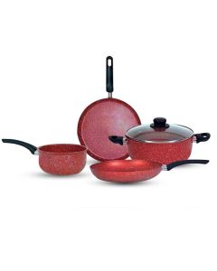 Pack El Gusto By COOK'ART De 5 Pièces - Rouge 
