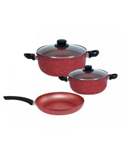 Pack El Gusto By COOK'ART De 5 Pièces - Rouge