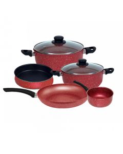 Pack El Gusto By COOK'ART De 7 Pièces - Rouge