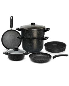 Pack El Gusto By COOK'ART De 8 Pièces - Noir