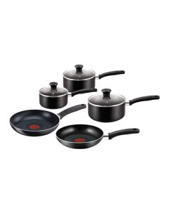 Pack TEFAL Essential 5 Pièces Pots & Pans - Noir