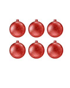  Pack de 6 Boules de Décoration Pour Sapin KM803-R