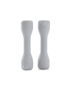 Paire d'haltères Fitness Domyos 2 x 3 kg - Acier & Revêtement PVC Gris