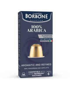 Paquet De 10 Capsules BORBONE Arabica Compatible Nespresso®