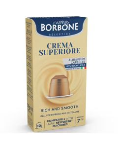 Paquet De 10 Capsules BORBONE Crema Superiore Compatible Nespresso®