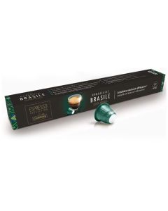 Paquet De 10 Capsules CAFFITALY Brasile Compatible Nespresso