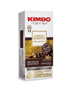 Paquet De 10 Capsules KIMBO Espresso Barista 100% Arabica 