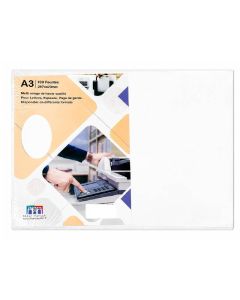 Paquet de 100 Feuilles RIBAT Couché Brillant A3 170G