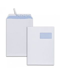 Paquet De 250 Pochettes Blanches GPV C4 229 x 324 mm 90 gr - Blanc