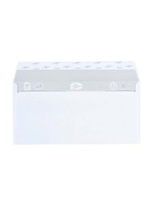 Paquet De 500 Enveloppes Blanches 11X22 Bande Adhésive 80 gr - (91362)