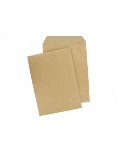 Paquet de 500 Pochettes PIGNA kraft 162 x 230 mm Strip 90gr