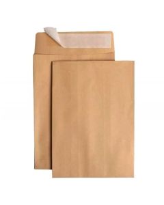 Paquet de 500 Pochettes PIGNA kraft 300 x 400 mm Strip 90gr