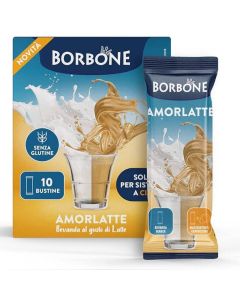 Paquet De 10 Sachets BORBONE Soluble Amorlatte 