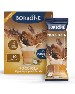 Paquet De 10 Sachets BORBONE Soluble Nocciola